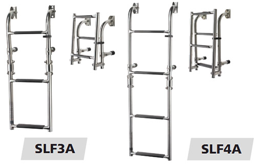 складывающиеся транцевые лестницы Vetus SLF3A и SLF4A